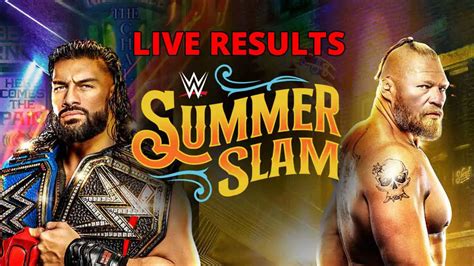 wwe summerslam 2022 results|wwe summerslam 2022 live results.